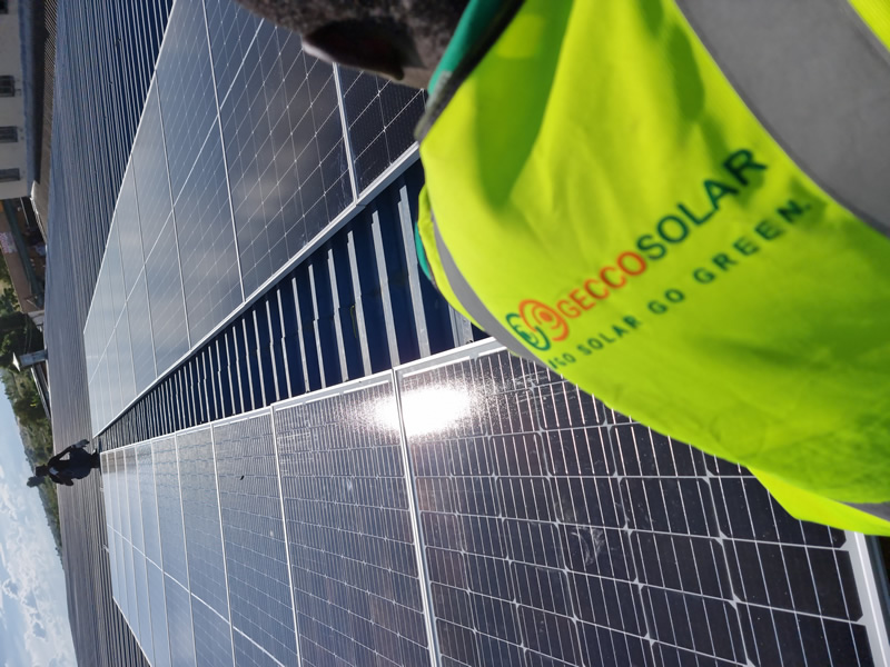Solar Panels roof installation